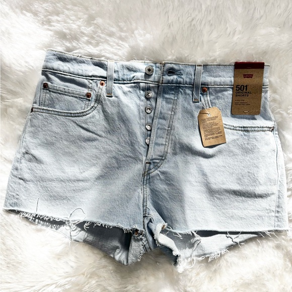 Levi's 501 Original Blank Spot Short Buttonfly WS-124 - Picture 5 of 6